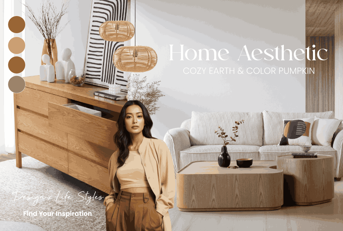 Cozy Earth & Pumpkin Home Aesthetic