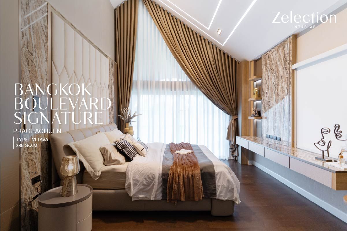 รีวิวผลงานออกแบบและติดตั้ง BANGKOK BOULEVARD SIGNATURE PRACHACHUEN TYPE : VLTAVA (289 sq.m.)