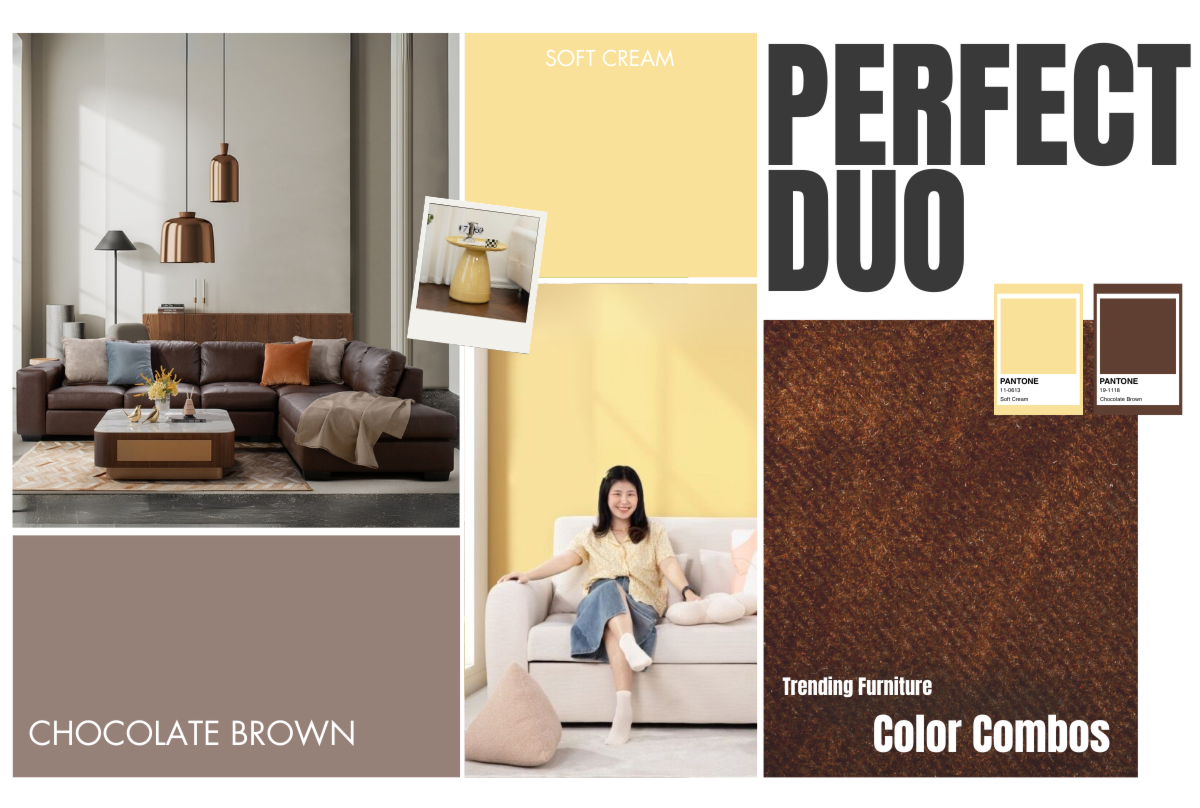 Perfect Duo: Chocolate Brown & Soft Cream