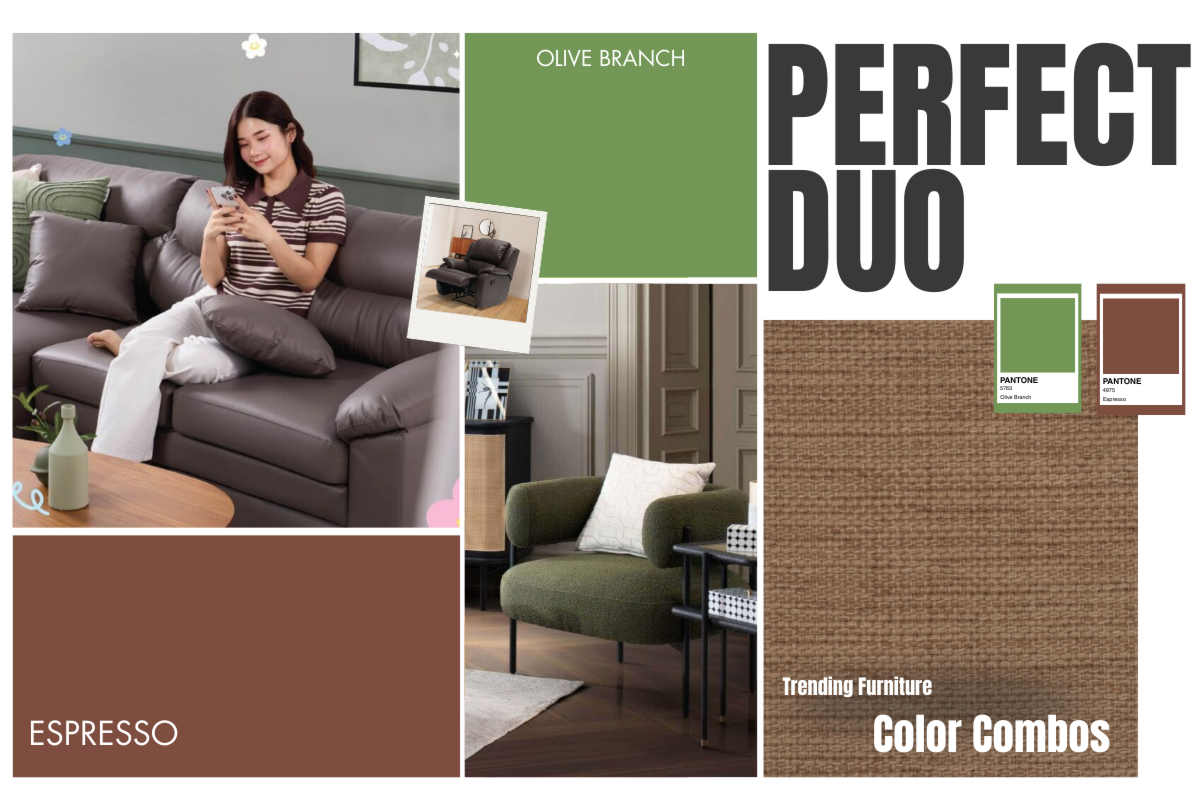Perfect Duo: Olive Green & Espresso Brown