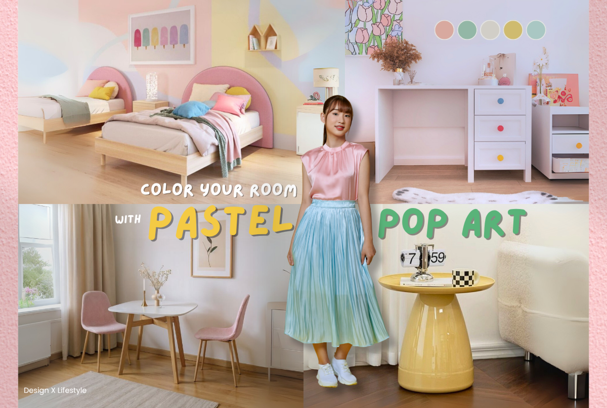 Color Your Room with Pastel Pop Art