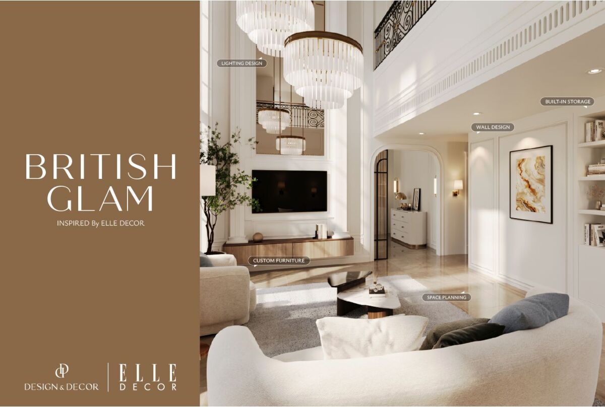 BRITISH GLAM | DESIGN & DECOR x ELLE DECOR