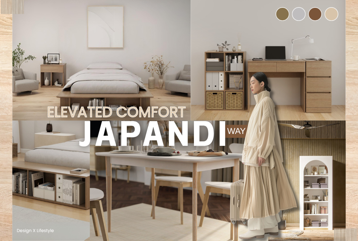 Elevated Comfort, Japandi Way