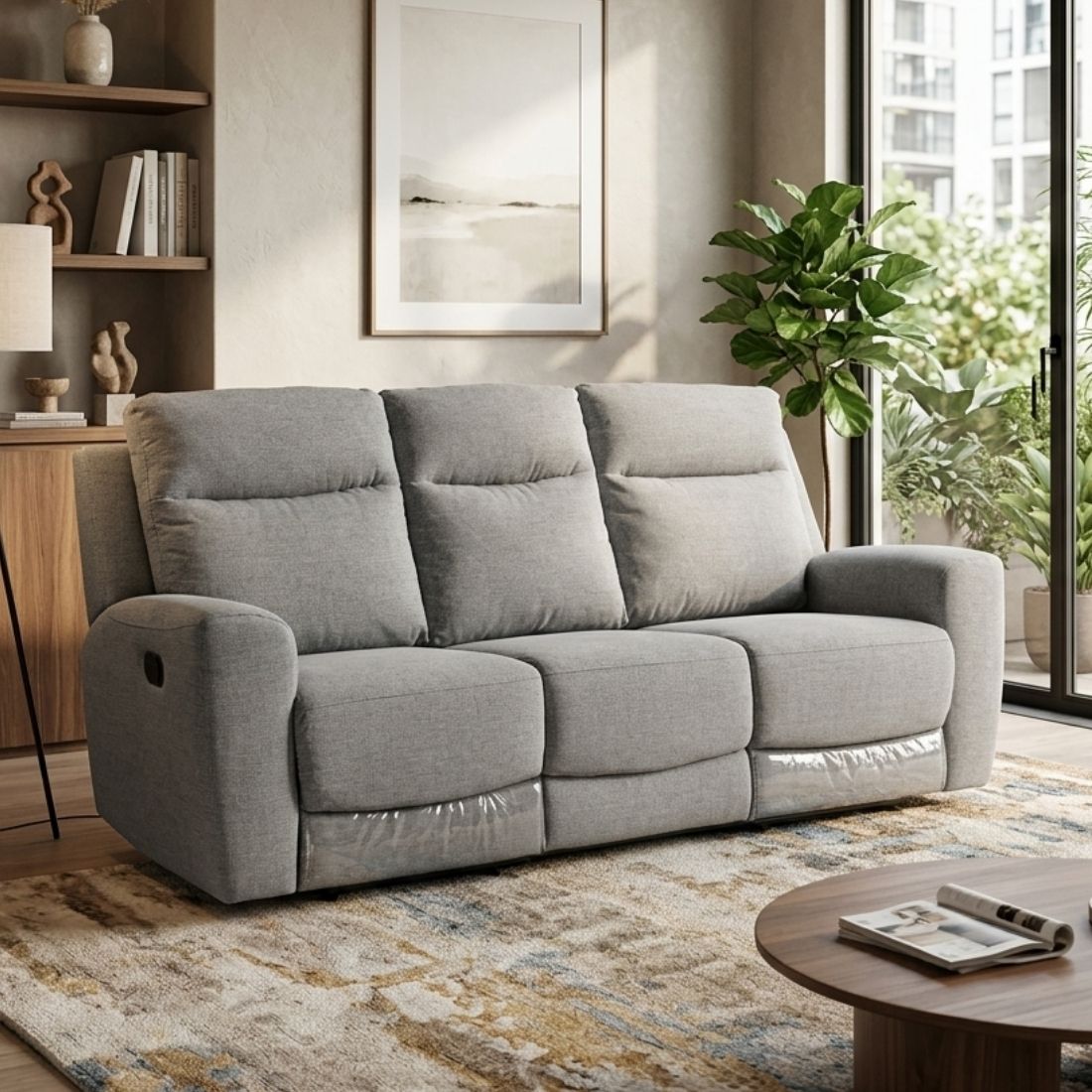 Recliner รุ่น MERRION 3 ที่นั่ง สีเทา 13