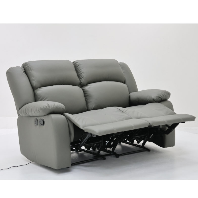 ดีจัง เก้าอี้พักผ่อน 2 ที่นั่ง รุ่น R-LOUNGE หนัง PVC เกรดพรีเมี่ยม สีเทา 02