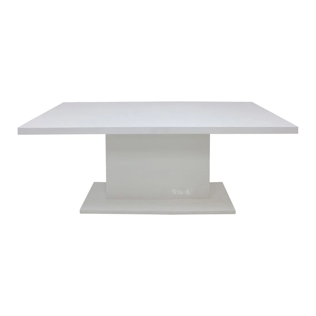 โต๊ะทานอาหาร โต๊ะอาหารไม้ล้วน รุ่น Jocasta สีสีขาว-SB Design Square