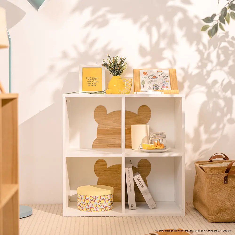 ตู้เก็บของ DISNEY รุ่น POOHCUBE-I/4S สีขาว