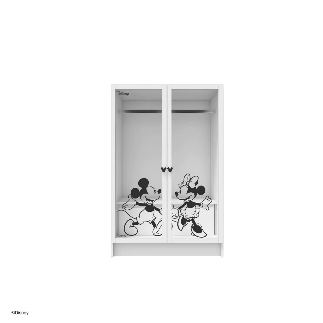 ตู้เสื้อผ้า บานกระจก DISNEY รุ่น MICKEY MINNIE 01-GP80