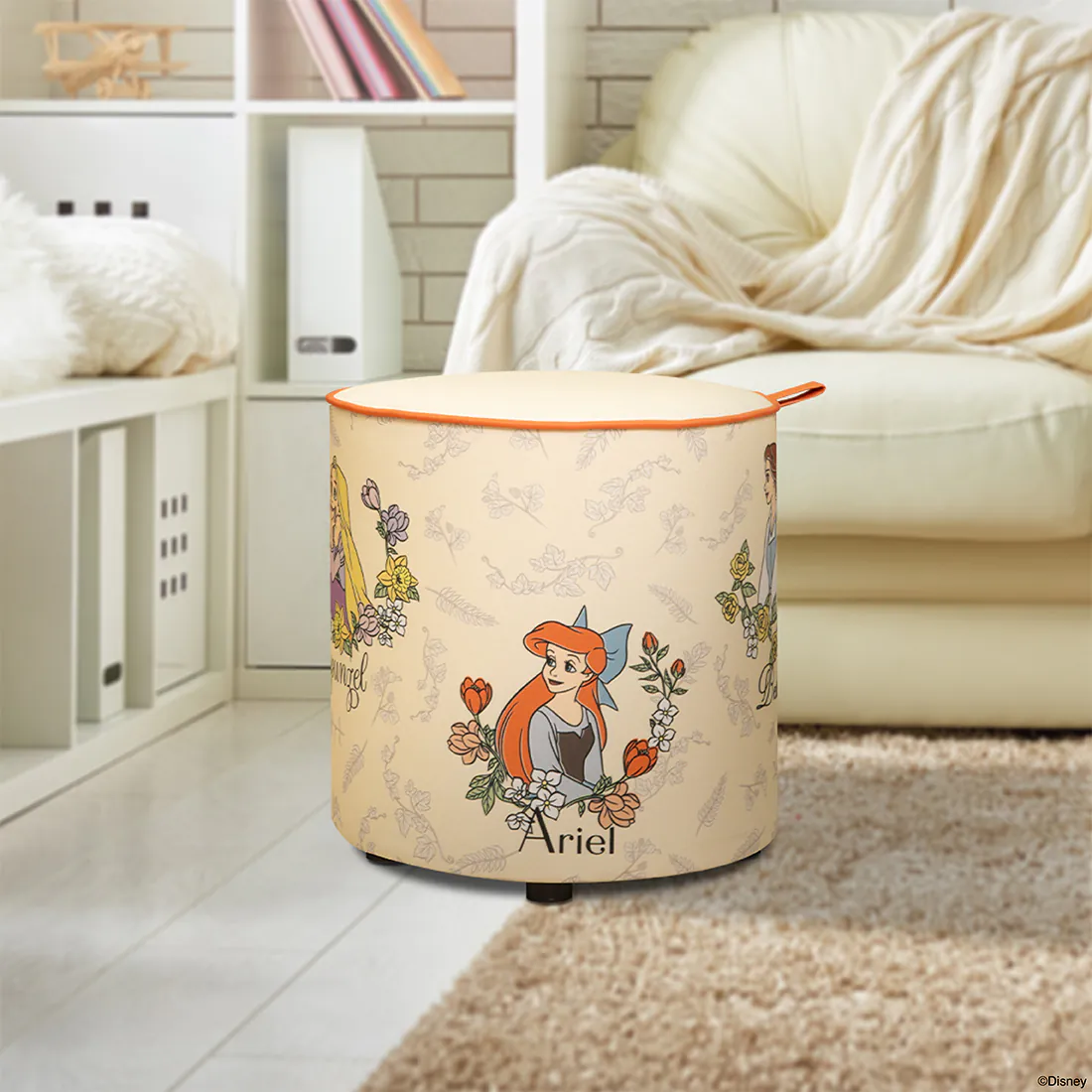 สตูล DISNEY รุ่น PRINCESS MIX สีเบจ 08