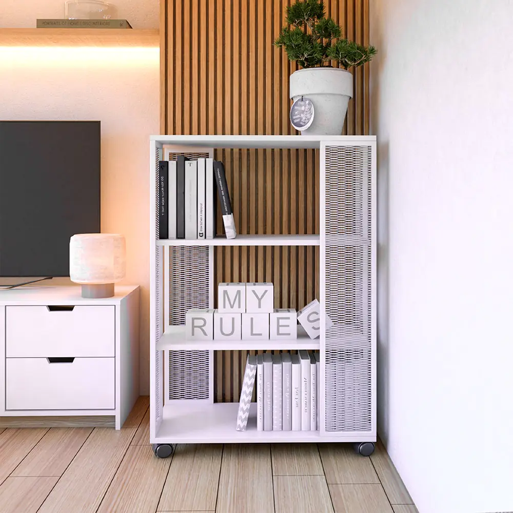 ชั้นวาง PLAY รุ่น OTENY-3D เหล็กขาว