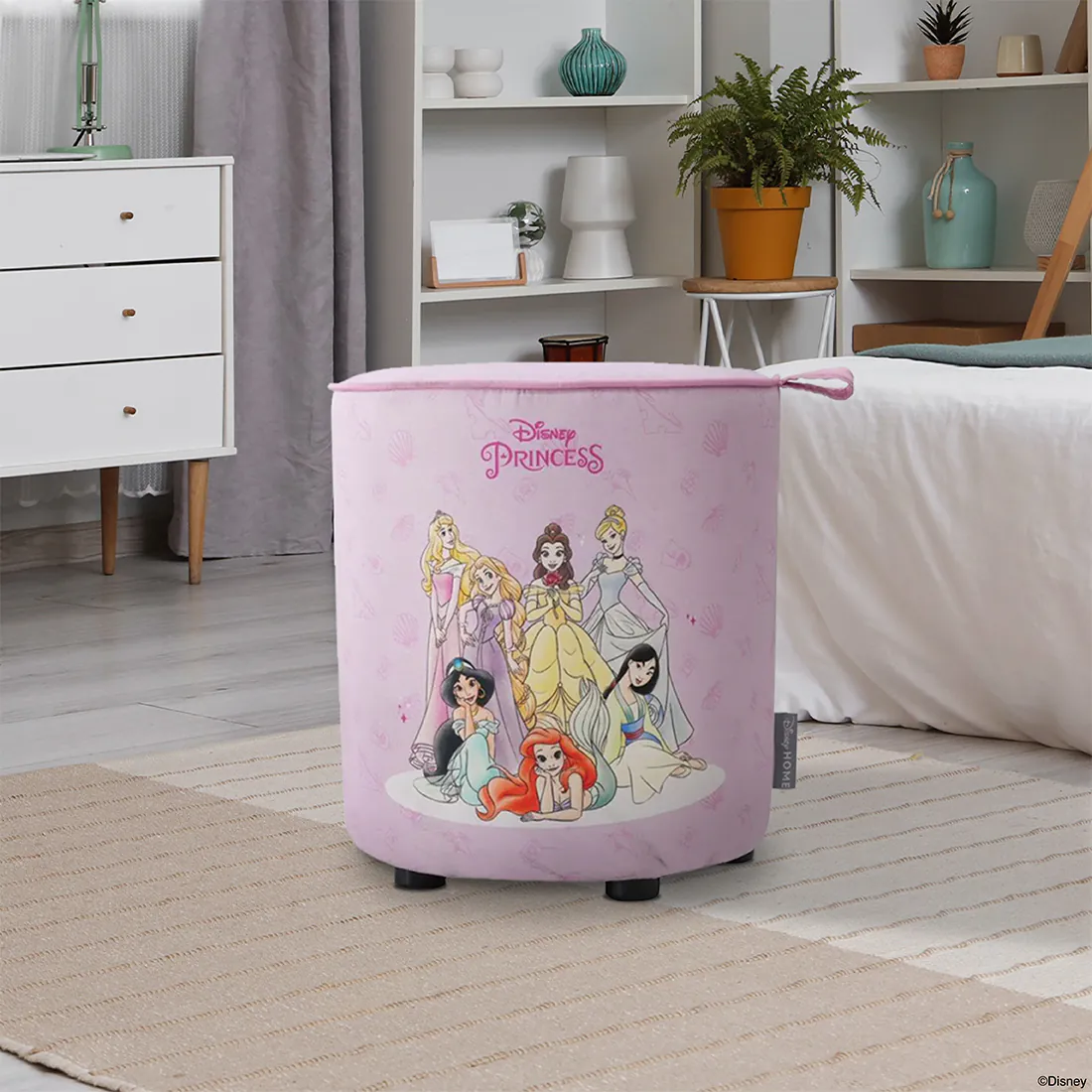 สตูล DISNEY รุ่น PRINCESS/STOOL-R/MIX สีม่วงอ่อน 06