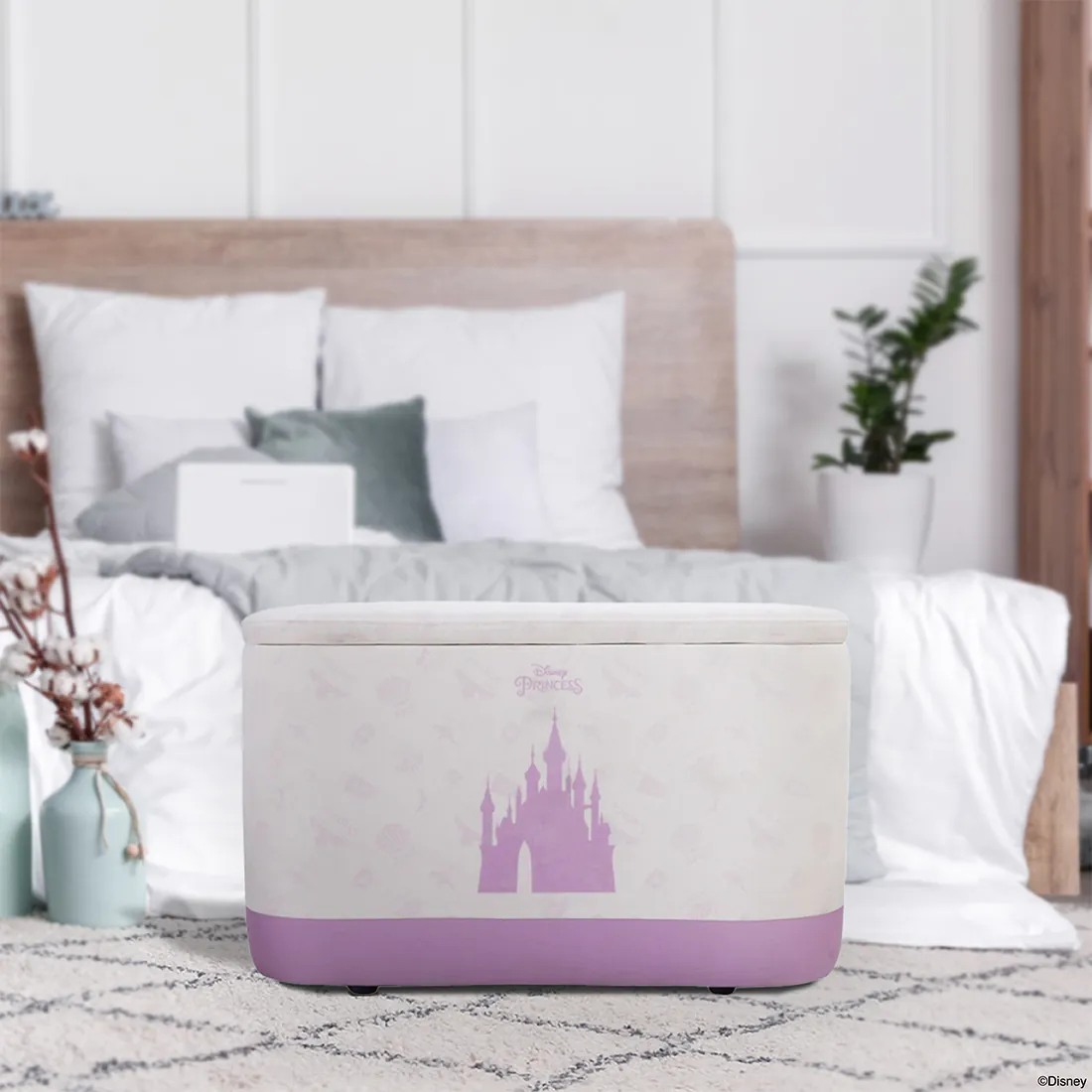 สตูล DISNEY รุ่น PRINCESS สีม่วงอ่อน 13