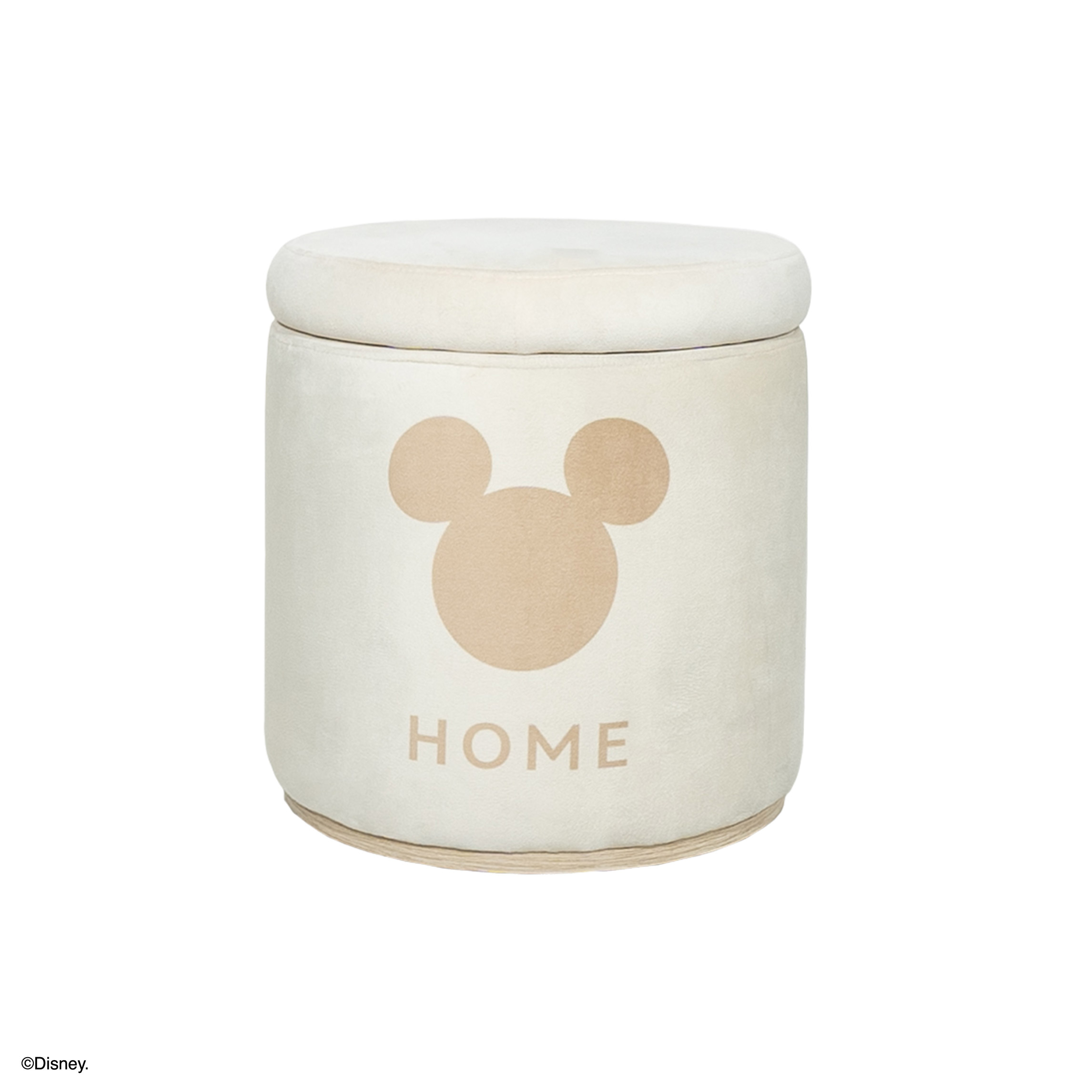 Storage stoolDSNEY HOME  Classic Mickey 40 CM. Cream Color 01