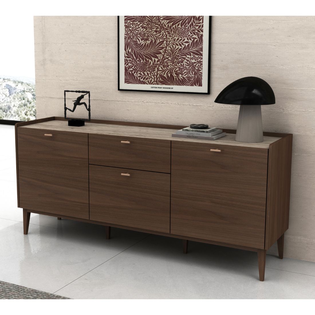 ตู้เตี้ยขนาด 180 ซม.รุ่น WESTINA สี Walnut Veneer3