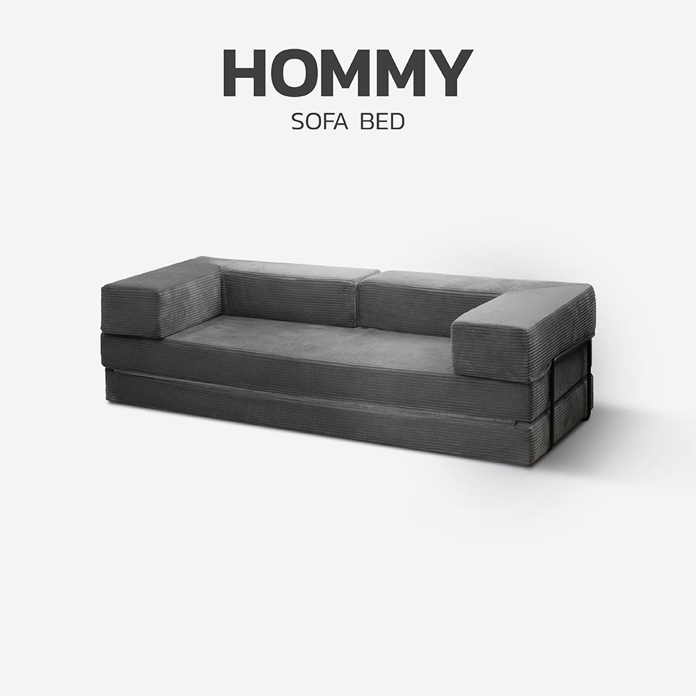 โซฟาเบด รุ่น โซฟาเบดHOMMY KC-PLAY สีเทา1
