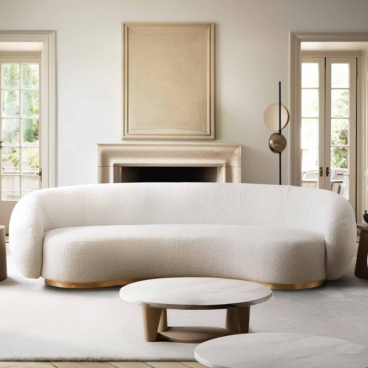 CREER-C 4 SEATER SOFA - CREAM 02