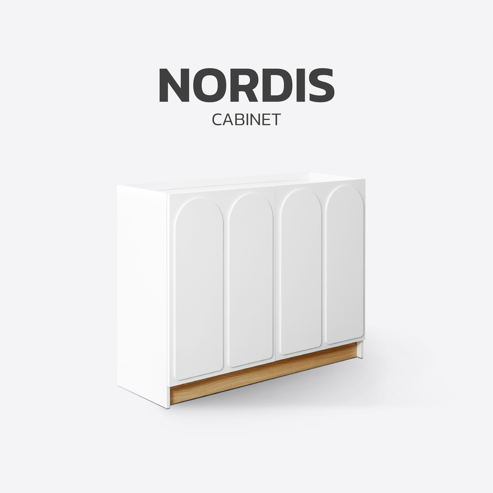 ชุดตู้เก็บของหนังสือ รุ่น NORDIS KC-PLAY สีขาว9