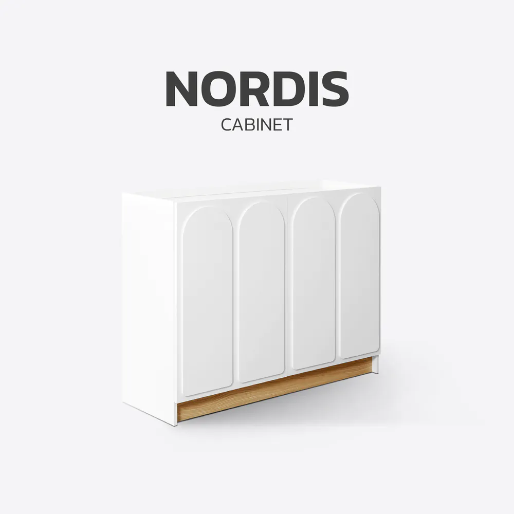 ชุดตู้เก็บของหนังสือ รุ่น NORDIS KC-PLAY สีขาว9