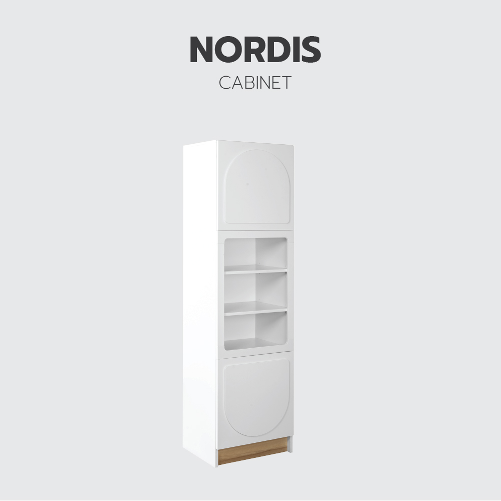 ชุดตู้เก็บของหนังสือ รุ่น NORDIS KC-PLAY สีขาว1