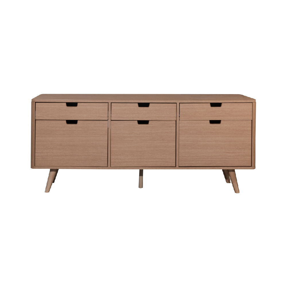 ตู้โชว์+วางทีวี รุ่น WIB KC-PLAY สีลายไม้ธรรมชาติ1