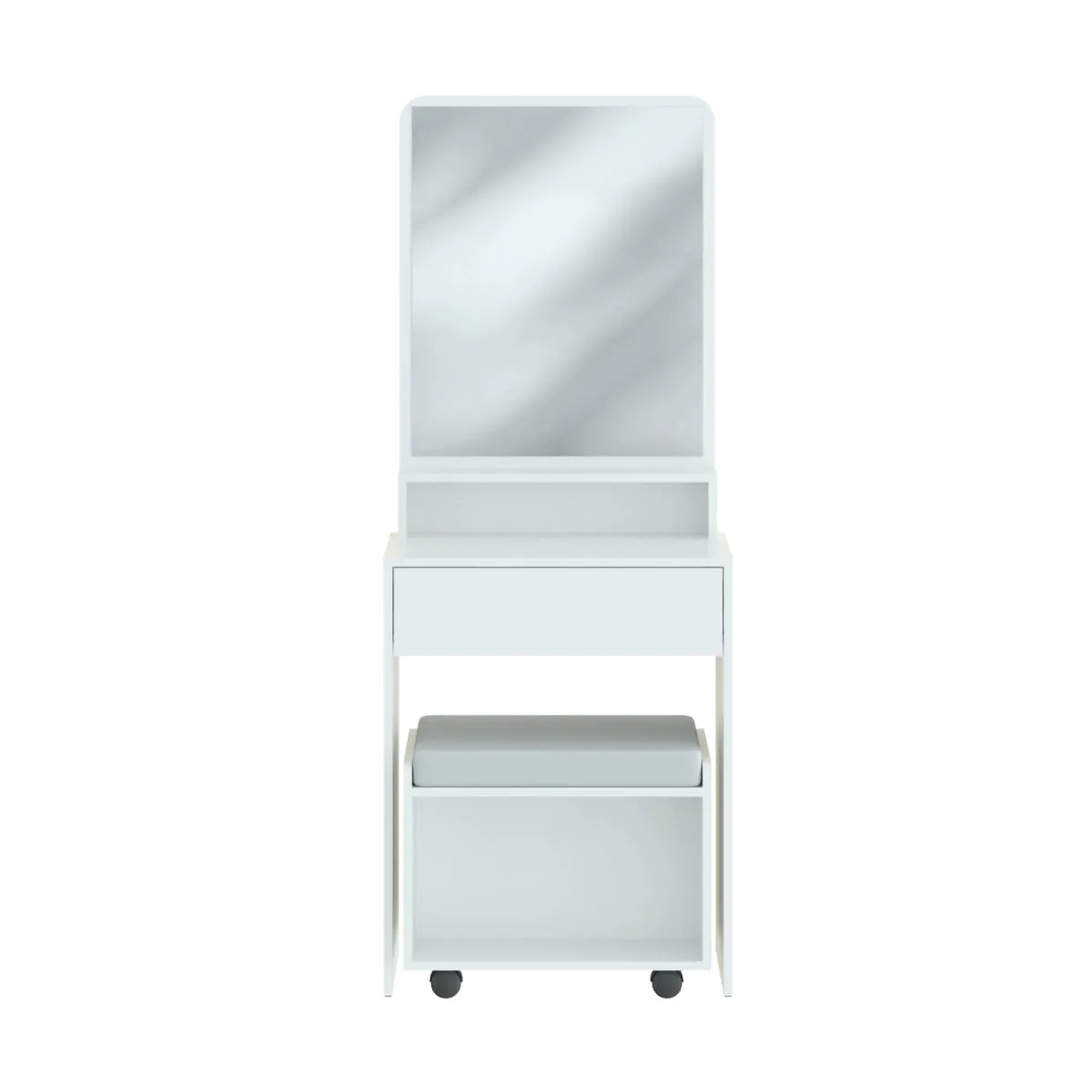 โต๊ะเครื่องแป้ง รุ่น Haniah ขนาด 60 ซม. สีขาว1