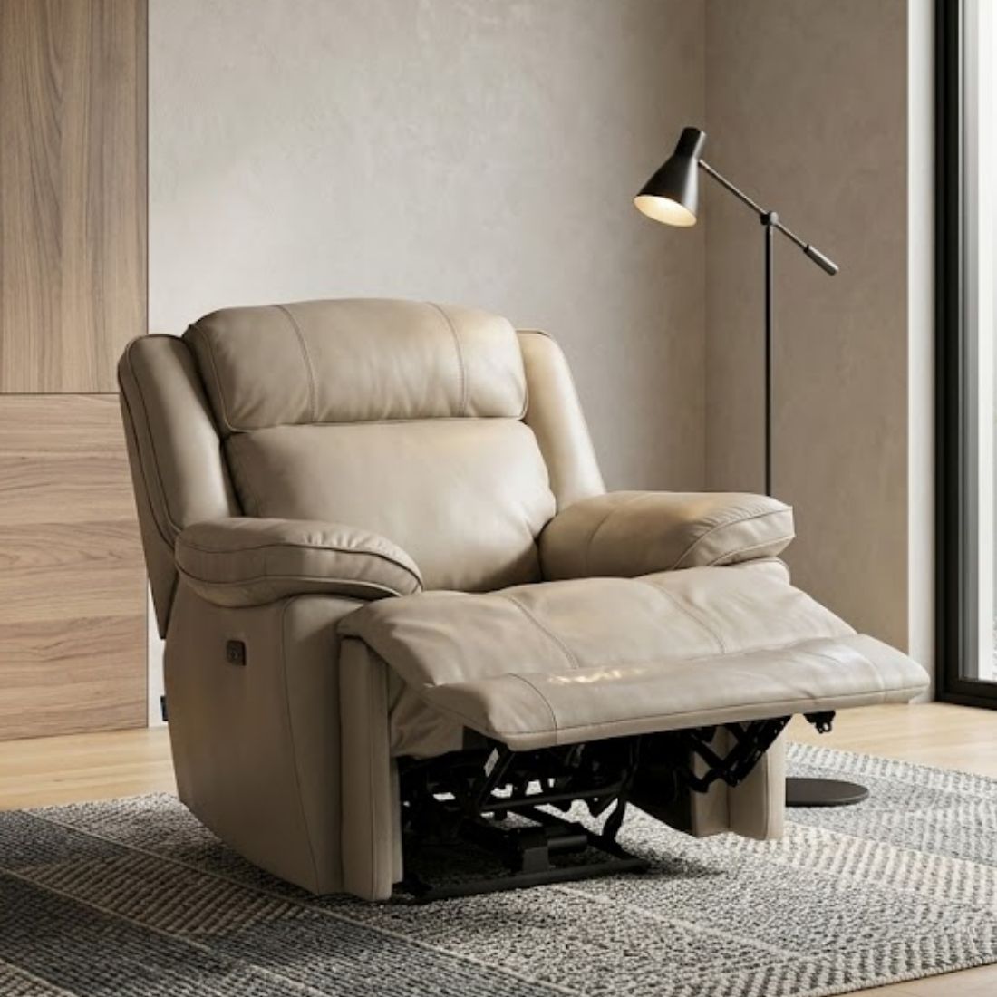 Recliner รุ่น MARIBEL#2  1 ที่นั่ง สีน้ำตาลอ่อน 3