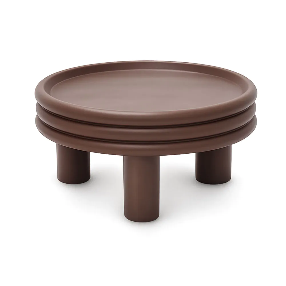 โต๊ะกลาง PLAY รุ่น MACARON/TL-005/PE สีน้ำตาล01