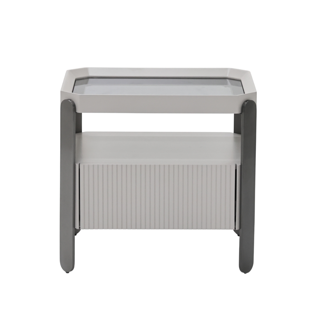  XELIO Night table 50 cm   สีเทา1