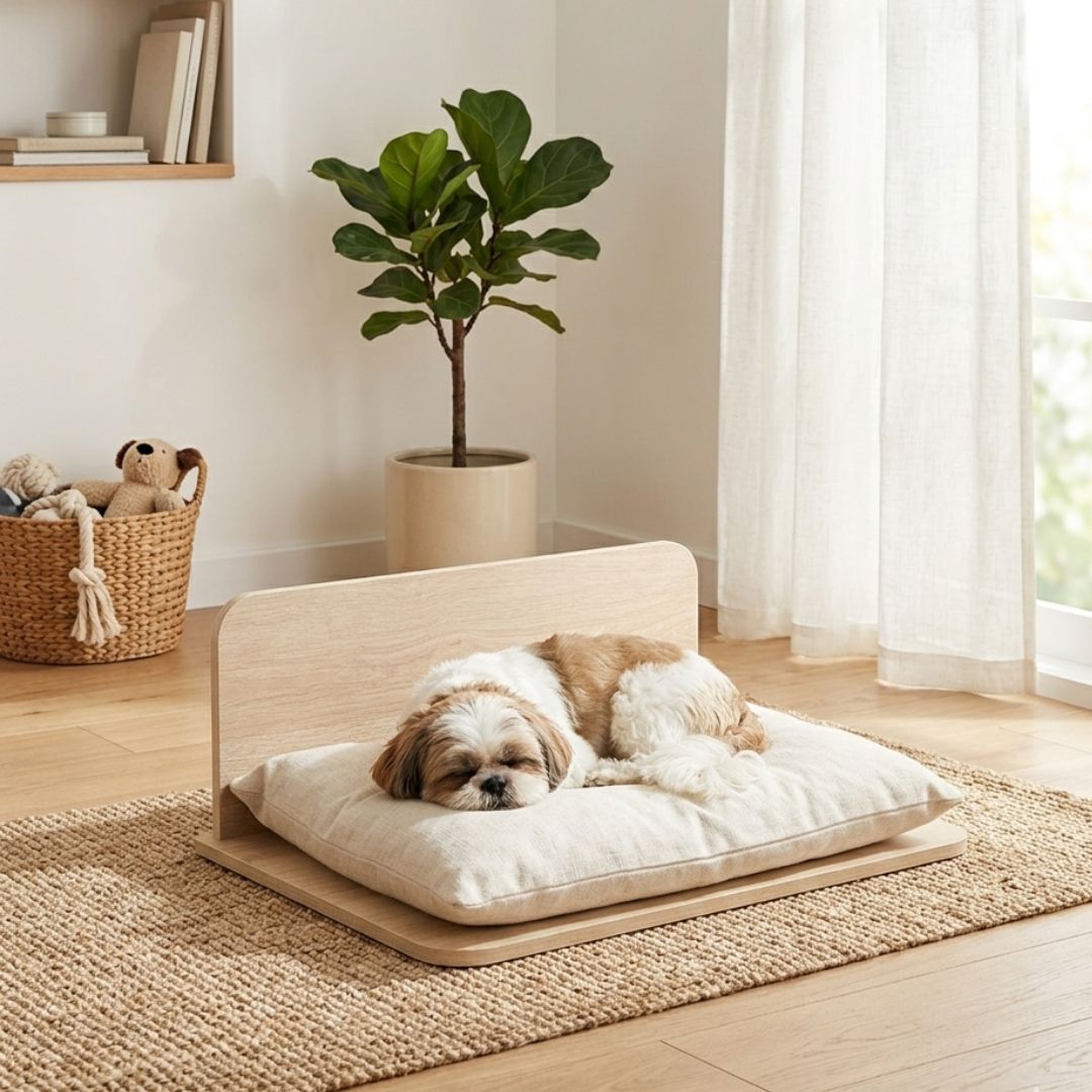 เตียงสัตว์เลี้ยง รุ่น GUFFY B-01 สีมิลค์โอ๊ค1