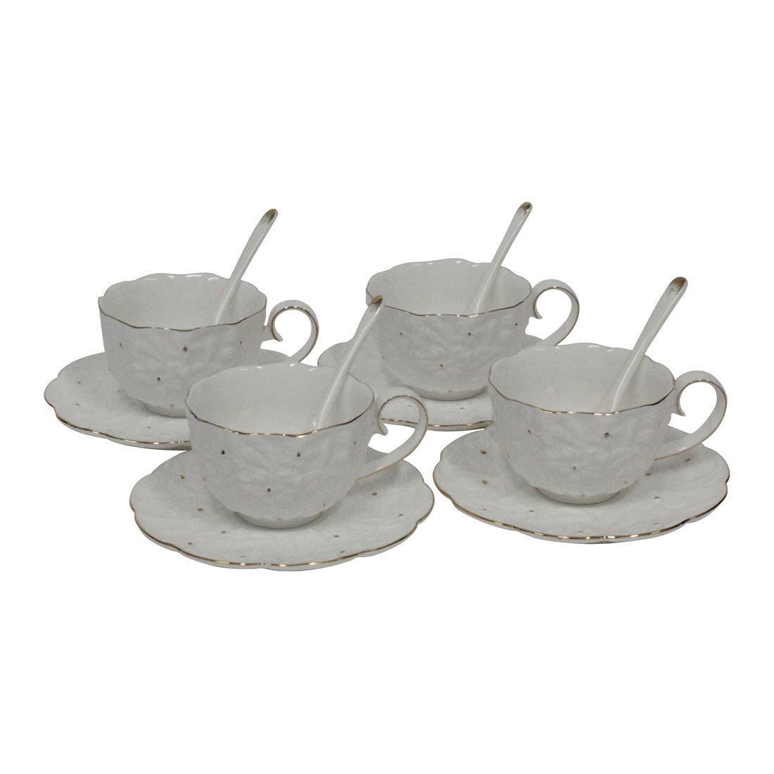 ชุดกาแฟ#NHTC1095-WG เซรามิก สีขาว/WL Set of 12