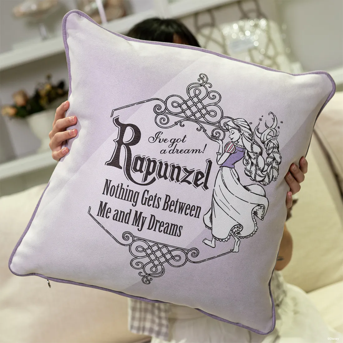 หมอนอิง DISNEY รุ่น RAPUNZEL/02 สี Lavender1