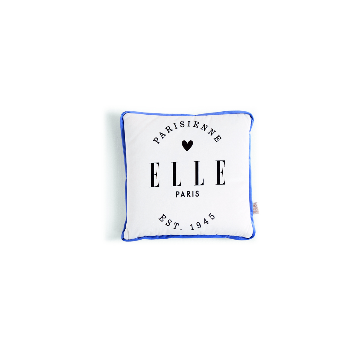หมอนผ้าห่ม ลาย ELLE DECOR สีน้ำเงิน1