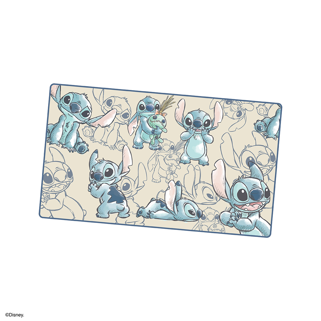 ผ้าคลุมไหล่ สติทซ์ DISNEY รุ่น STITCH/01 สีครีม