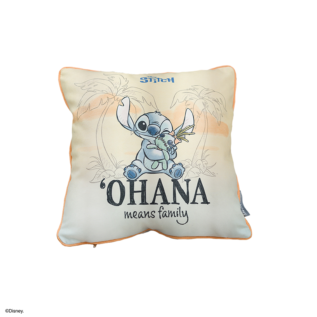 หมอนอิง สติทซ์ DISNEY รุ่น STITCH/01 สีครีม
