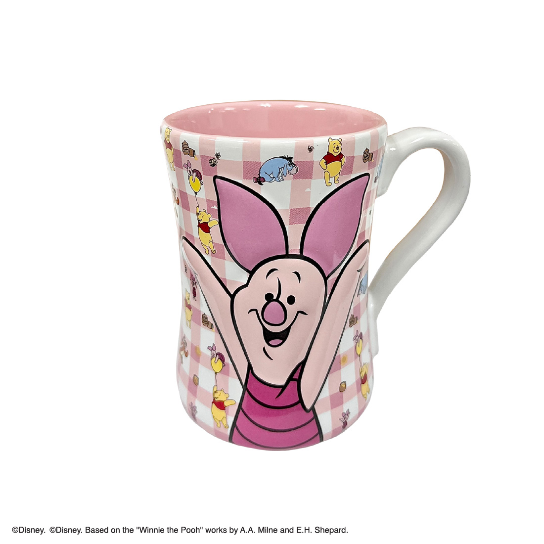 แก้ว DISNEY รุ่น PIGLET สีขาว-ชมพู2