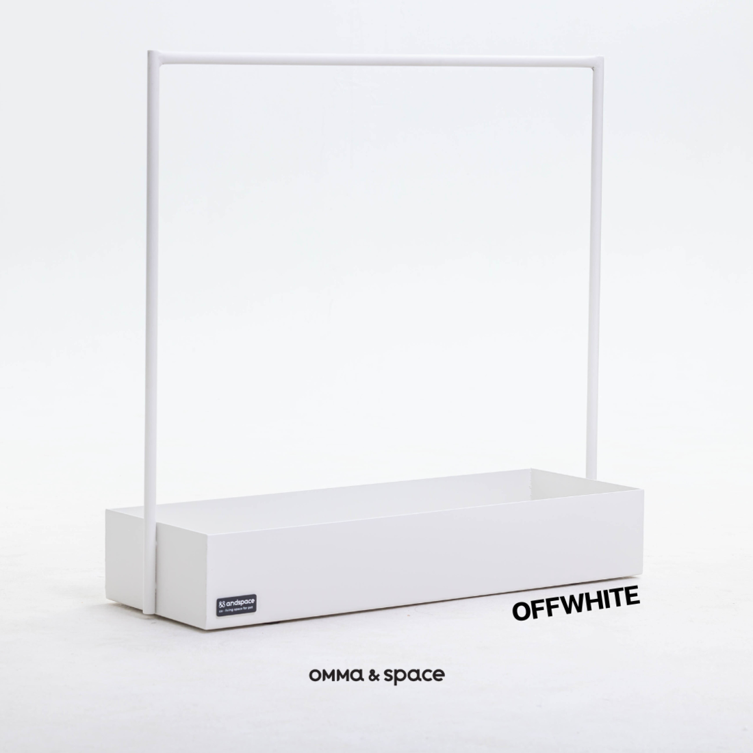 ราวเเขวนเสื้อสัตว์เลี้ยง ANDSPACE รุ่น Bergen Single Rack - สี Offwhite จุของได้เยอะ 07