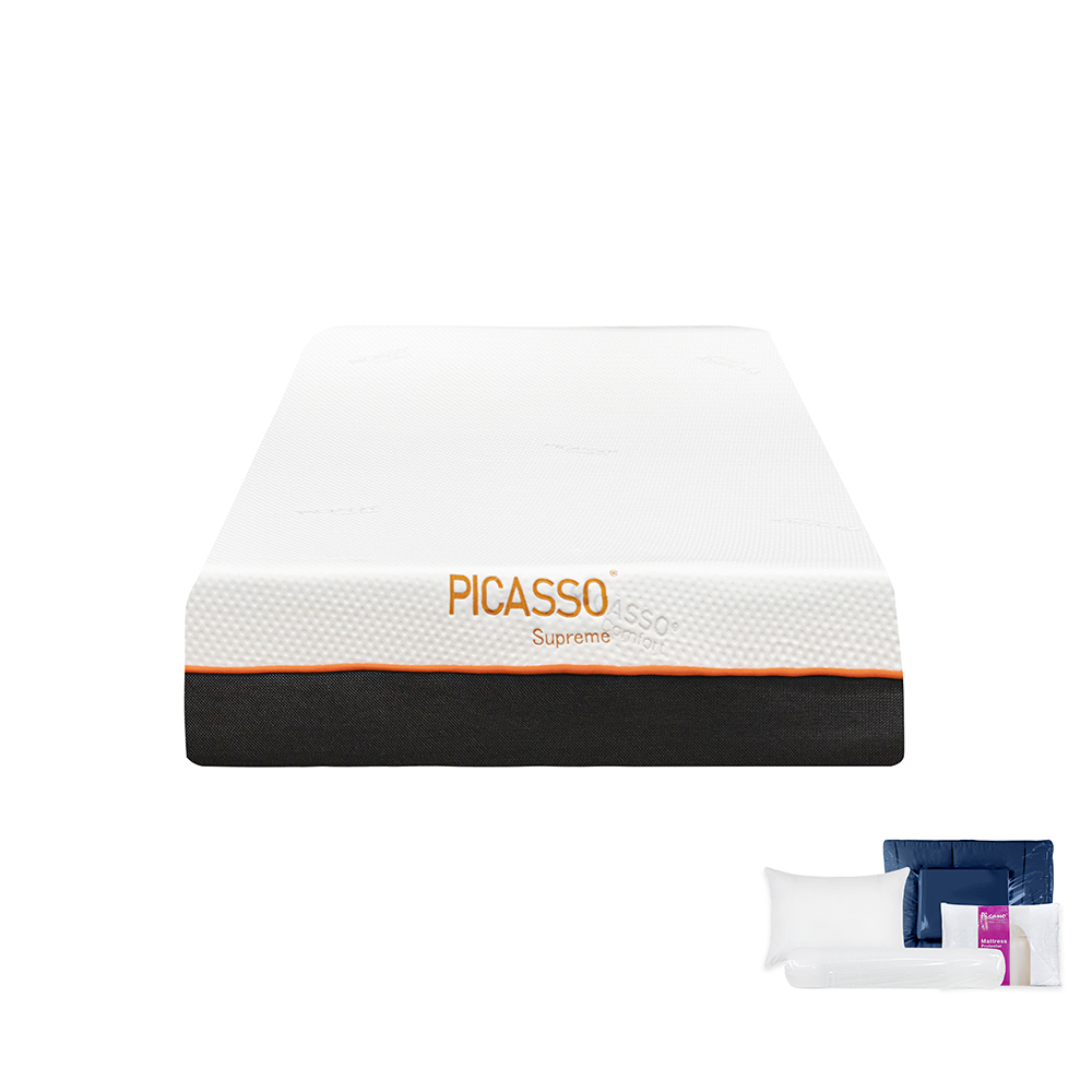 ที่นอน PICASSO รุ่น SUPREME ขนาด 3.5 ฟุต พร้อมชุดเครื่องนอน 7 ชิ้น 02
