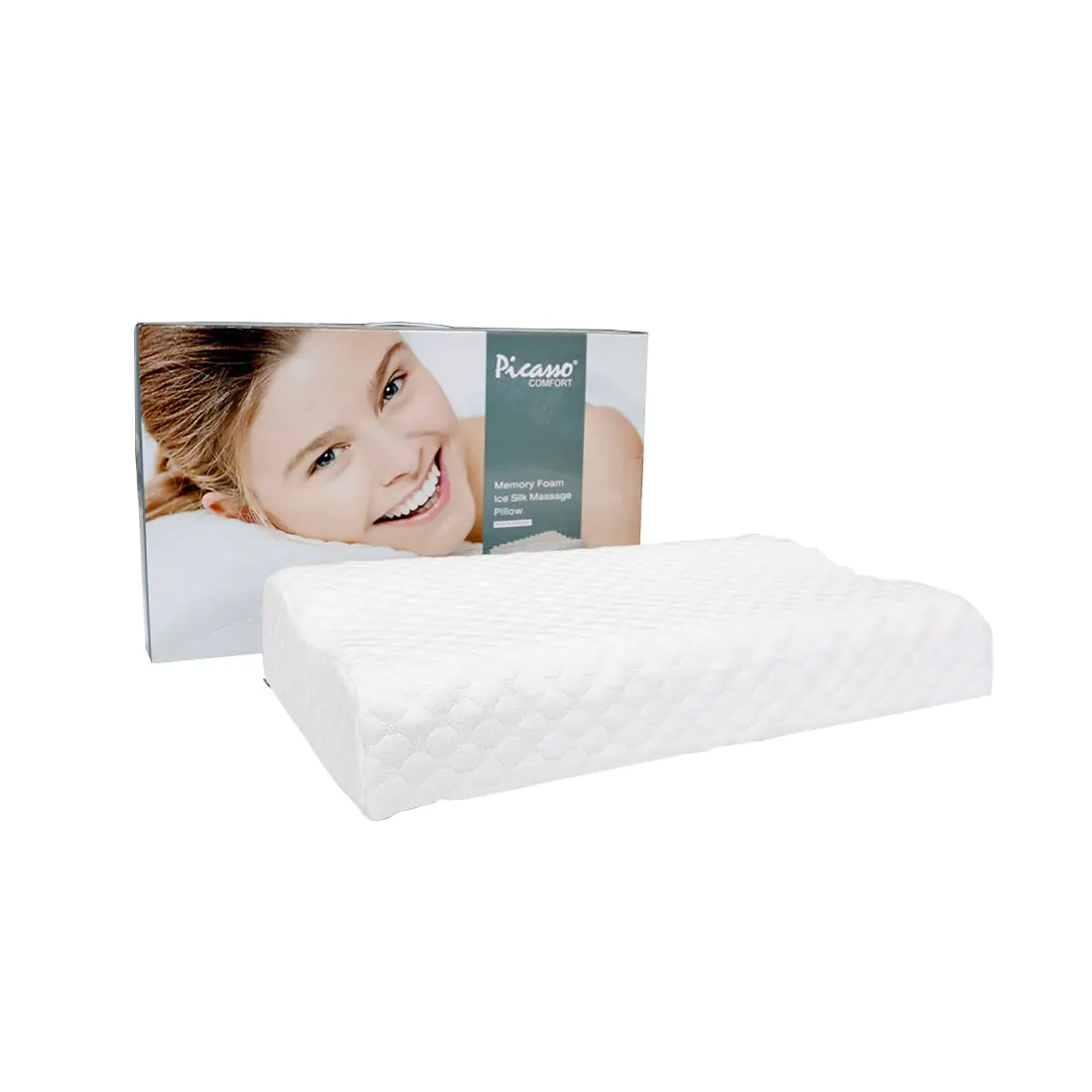 Picasso Comfort หมอนหนุน รุ่น Ice Silk Massage Pillow1