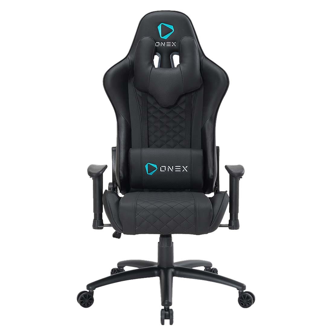 ONEX GX3 Gaming Chair วันเอ็กซ์ เก้าอี้เล่นเกม เก้าอี้เพื่อสุขภาพ ปรับระดับได้ 90-180 องศา รับประกัน 1 ปี สีดำ ขนาด 52 x 55 x 11cm1