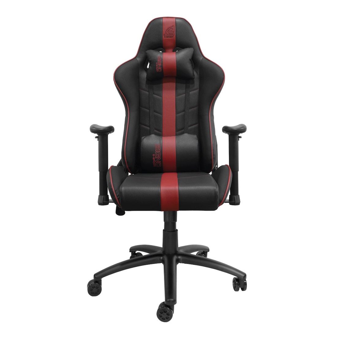 เก้าอี้เกมมิ่ง SIGNO GC-208BR สีดำ/แดง