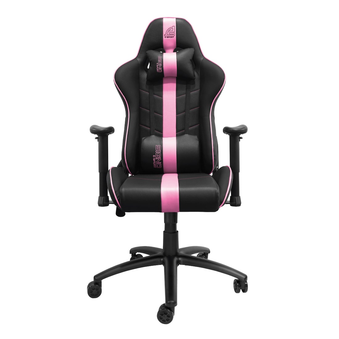 เก้าอี้เกมมิ่ง SIGNO GC-208BP สีดำ/ชมพู