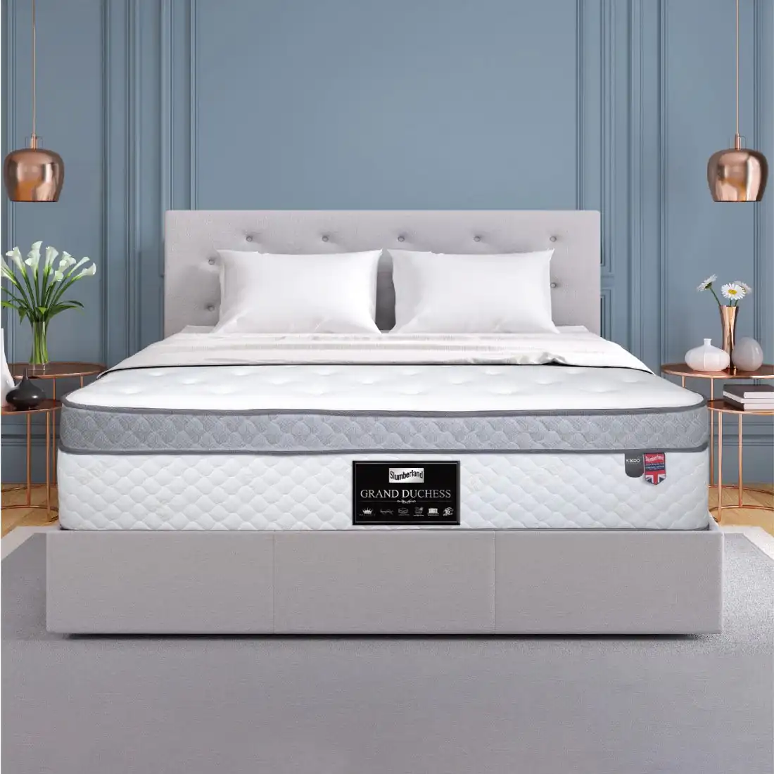 ที่นอน Slumberland รุ่น Tempsmart Grand Duchess 6 ฟุต รับฟรีของสมนาคุณ 9 ชิ้น