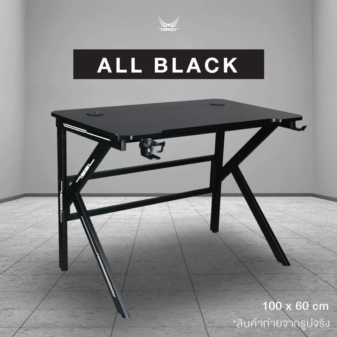โต๊ะเกมมิ่ง ODA ALL BLACK