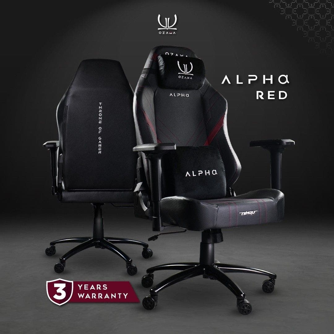 เก้าอี้เกมมิ่ง ALPHA RED