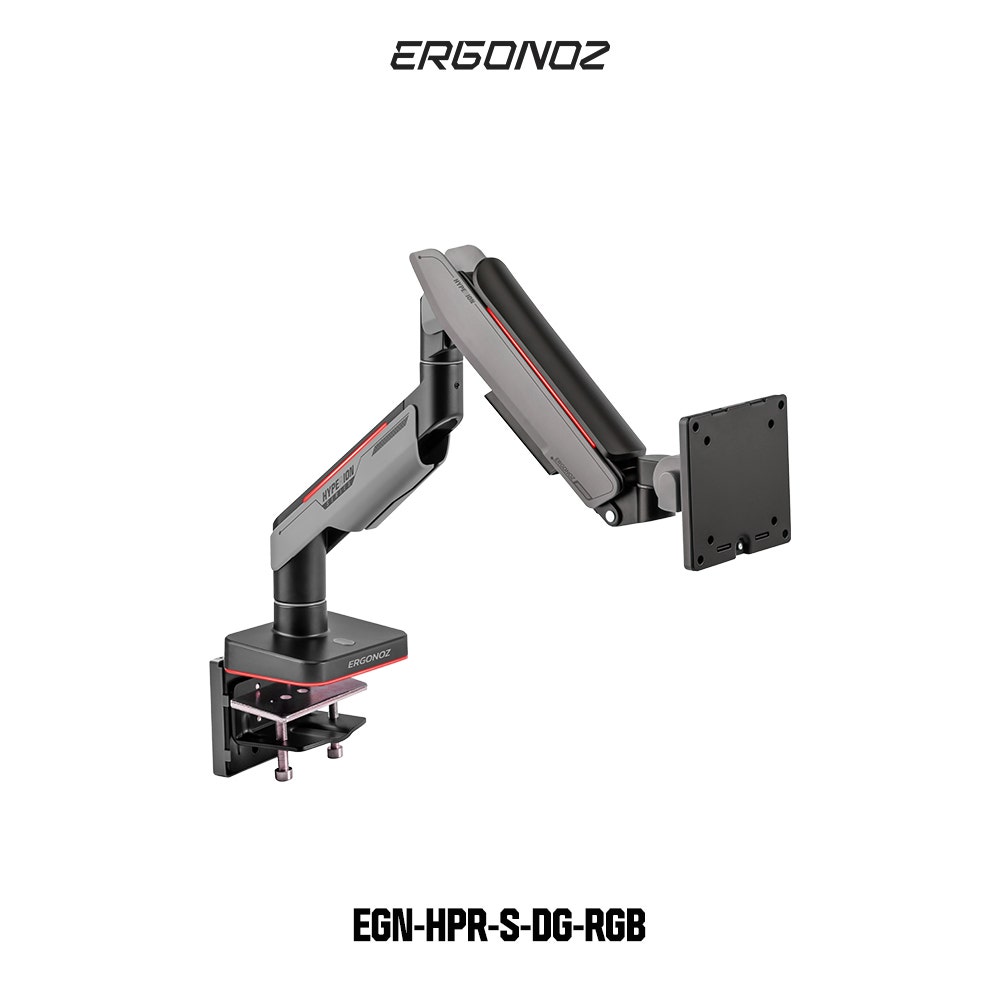 Ergonoz แขนจับจอ รุ่น Hyperion Single RGB