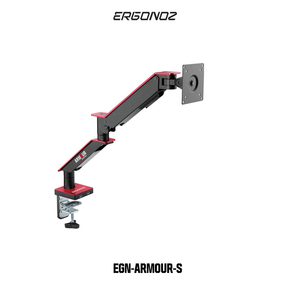 Ergonoz แขนจับจอ รุ่น ARMOUR SINGLE