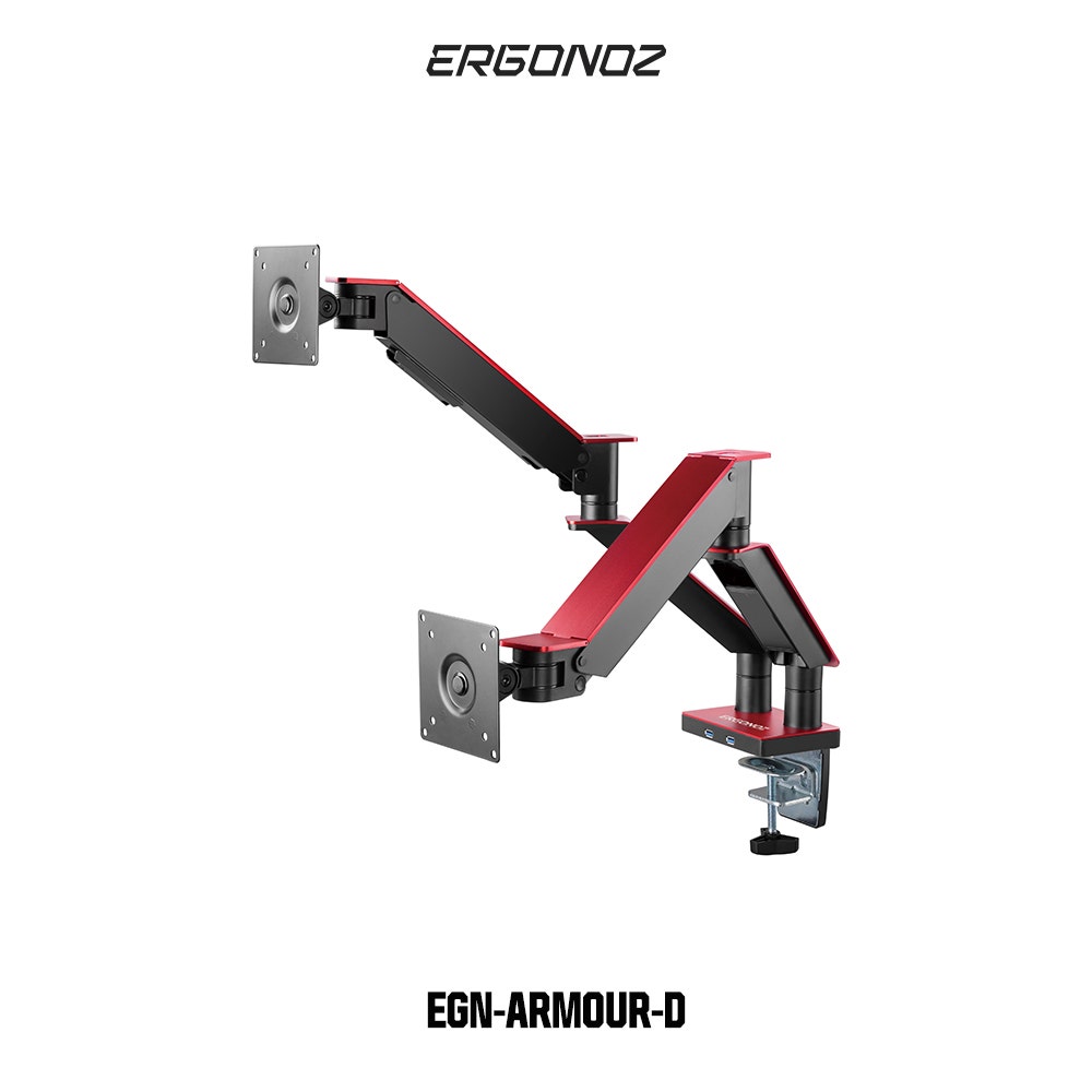 Ergonoz แขนจับจอ รุ่น ARMOUR TWIN