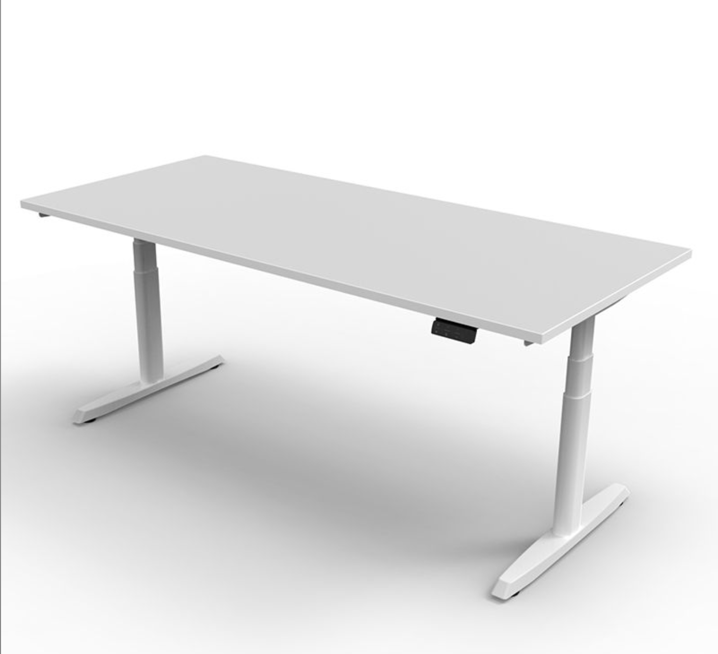 Ergotrend โต๊ะเพื่อสุขภาพเออร์โกเทรน Sit 2 Stand GEN5 150x75 ขาขาว ท็อปขาว-1