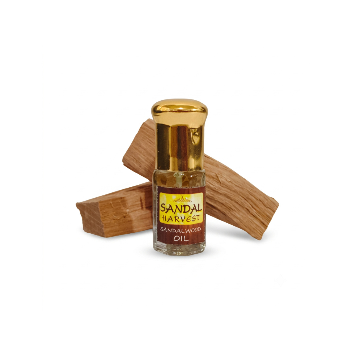 SandalHarvest Sandalwood Oil น้ำมันไม้จันทน์หอม น้ำมันหอมระเหย แก่นจันทร์แท้ 3 ml