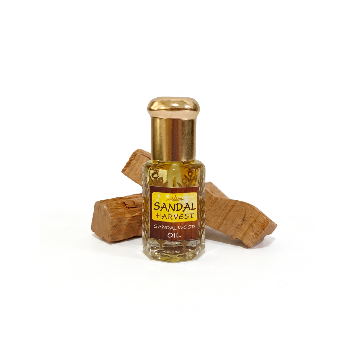 SandalHarvest Sandalwood Oil น้ำมันไม้จันทน์หอม น้ำมันหอมระเหย แก่นจันทร์แท้ 6ml 